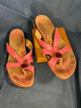 Think! Leather soft leather sandals shoes